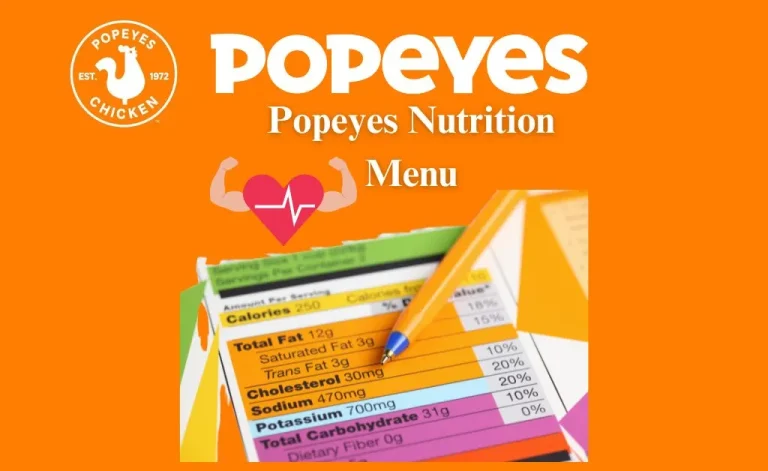 Popeyes Menu Nutrition Guides: Tasty and Healthy Options