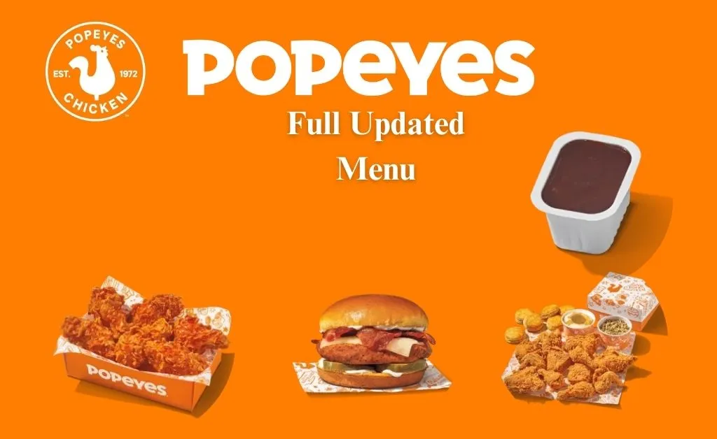 Popeyes Full Menu Updated Prices: Calories, and More