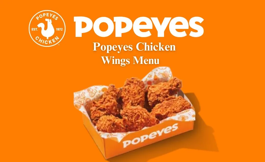 Popeyes Chicken Wings Menu Prices and Nutrition