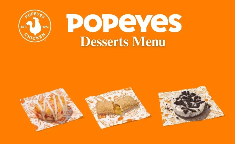 Popeyes Desserts Menu: Prices, Calories, and Nutrition