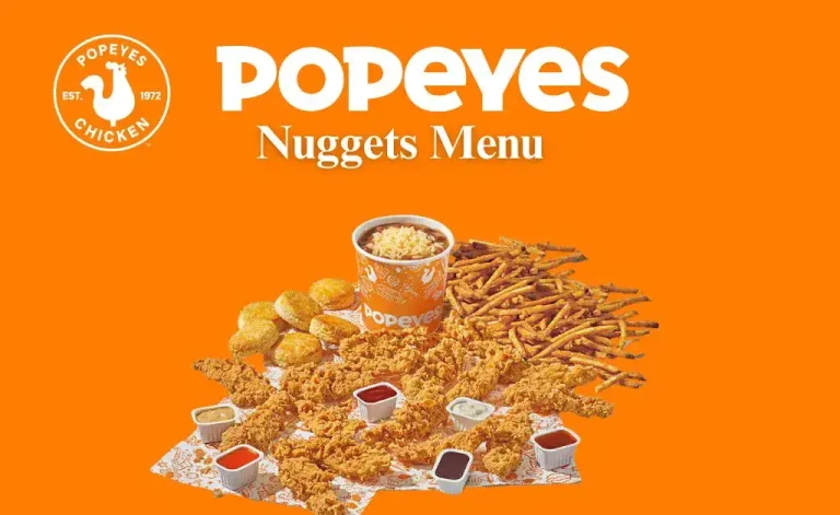 Popeyes nuggets menu