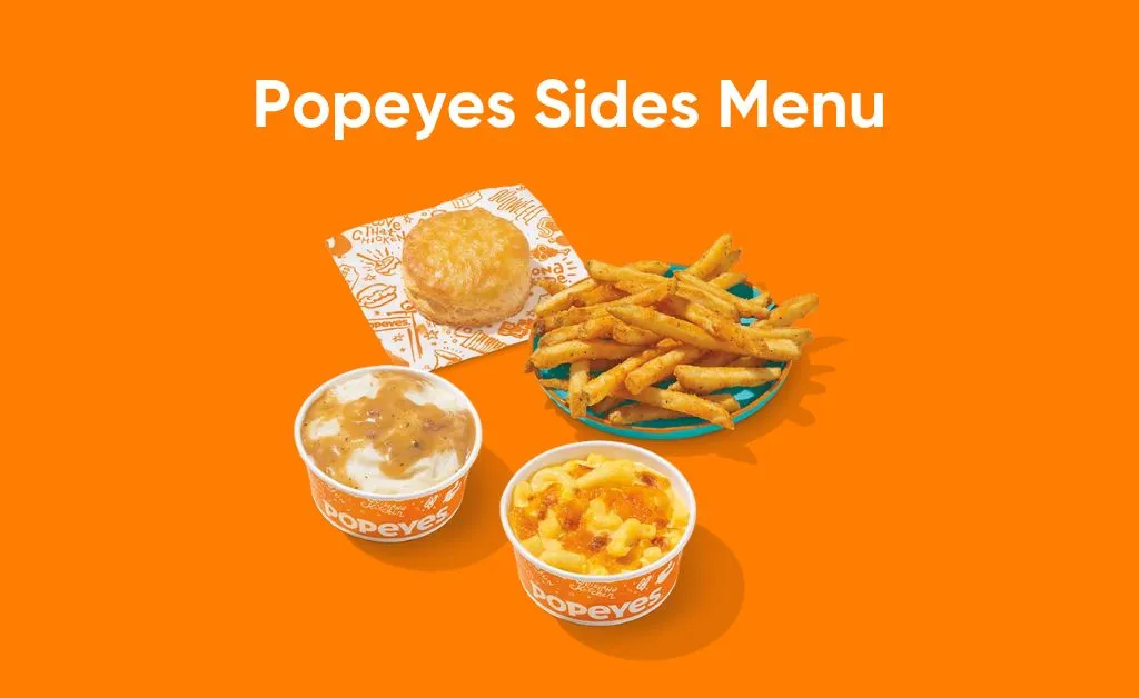 Popeyes sides menu