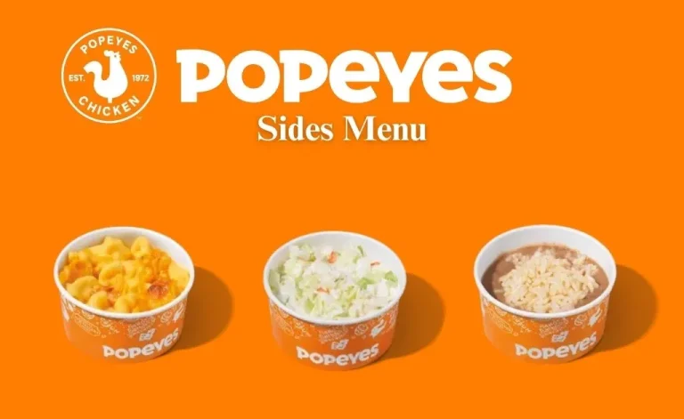 Popeyes sides menu