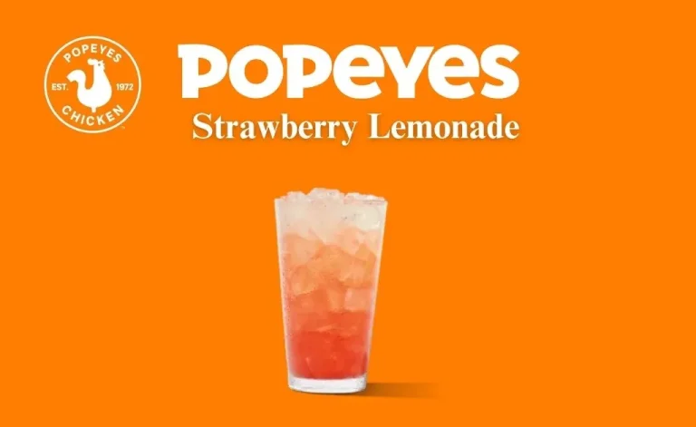 Popeyes strawberry lemonade