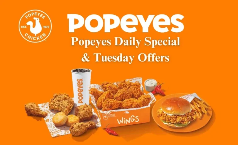 Popeyes daily specials and tuesday offers