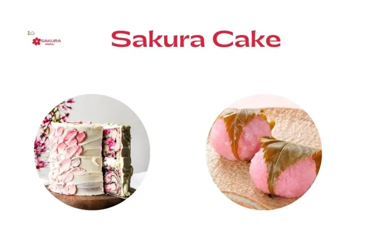 Sakura cake, cherry blossom cake