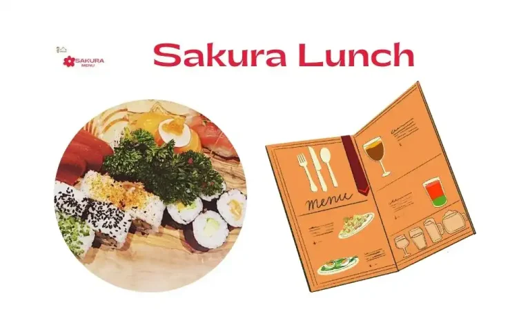 Sakura lunch menu