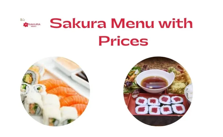 sakura menu with prices