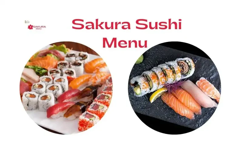 Sakura sushi menu