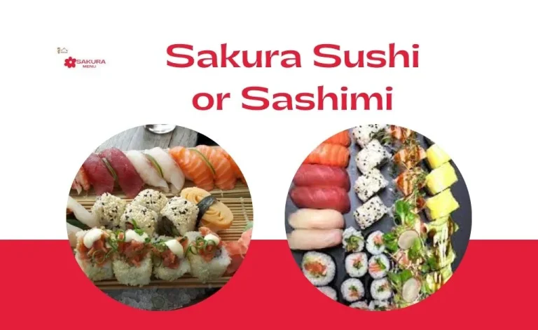 Sakura sushi or sashimi