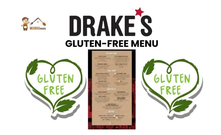 Drakes gluten-free menu