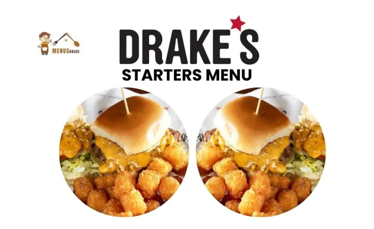 Drakes starters menu