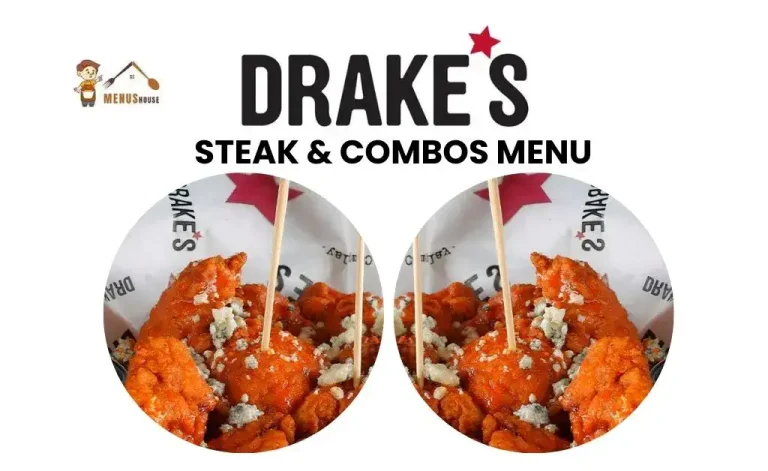 Drakes steak & combos menu