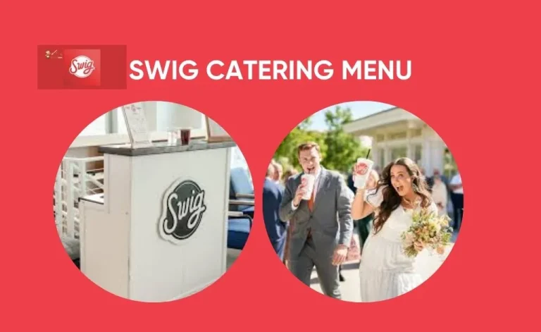 Swig catering menu