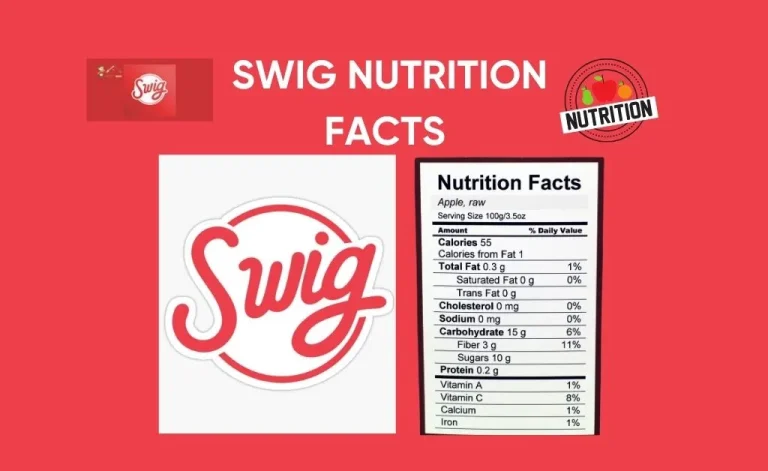 Swig nutrition facts