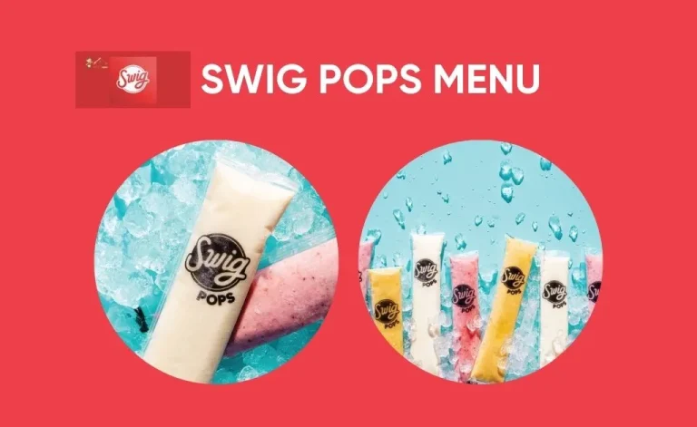 Swig pops menu