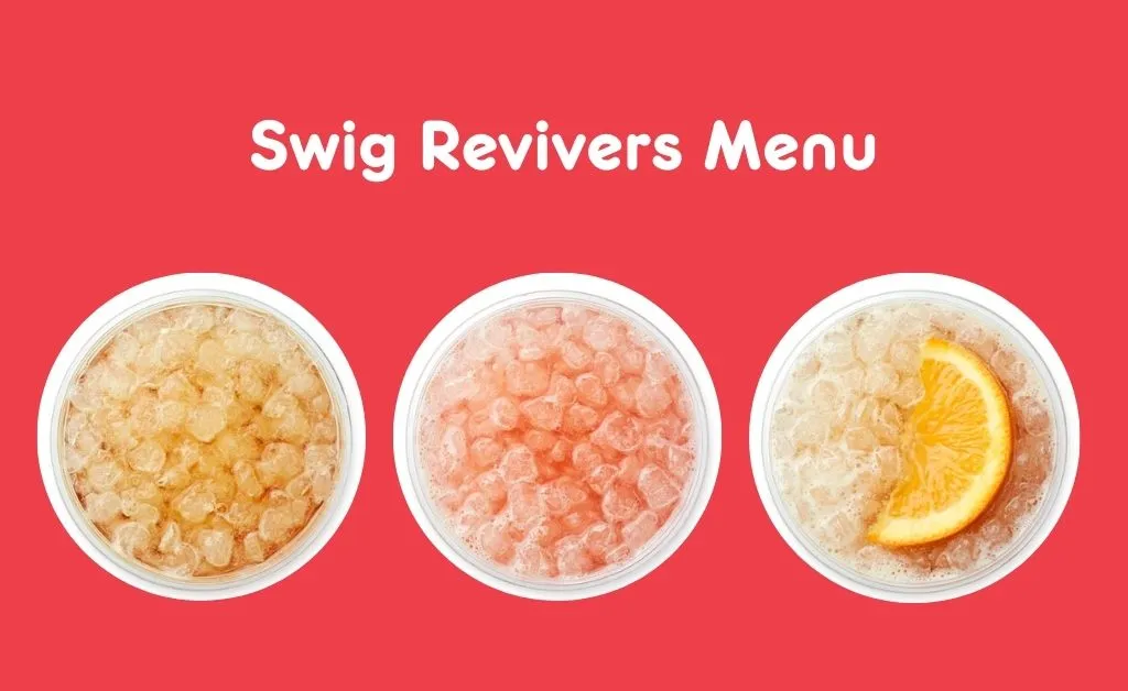 Swig Revivers Menu