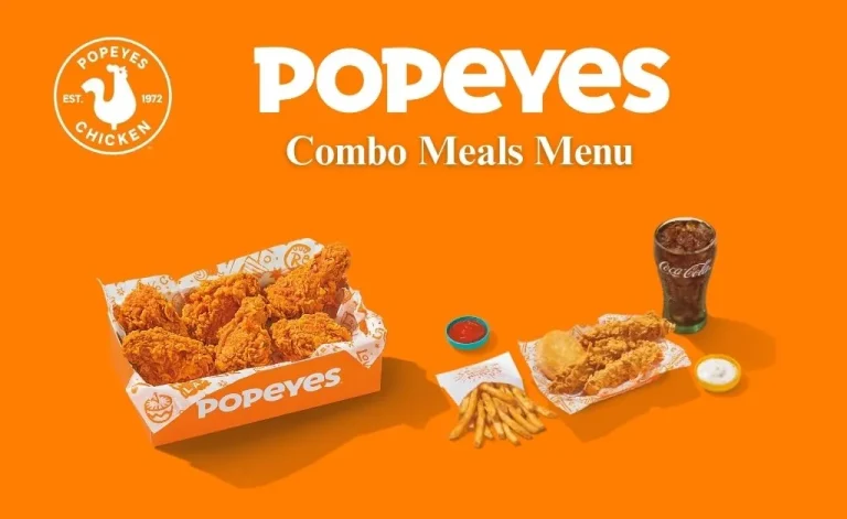 Popeyes combo meals menu calories