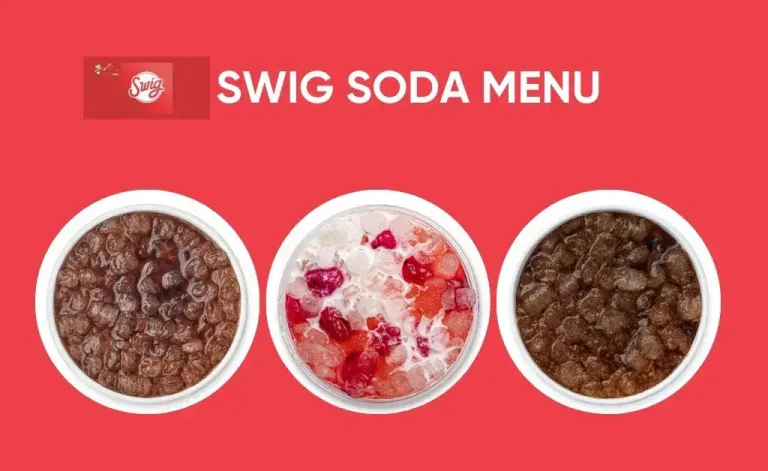 Swig soda menu