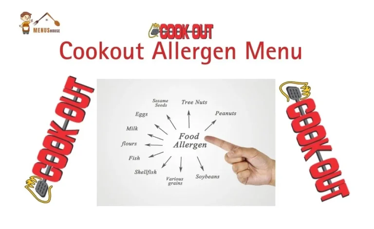 Cookout allergen menu