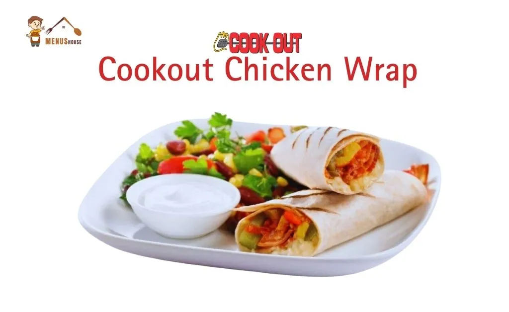 Cook Out crispy chicken wrap