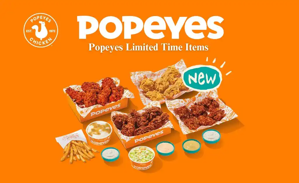 Popeyes limited-time menu items