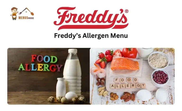 Freddy's allergen menu