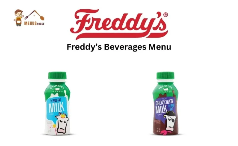 Freddy's beverages menu