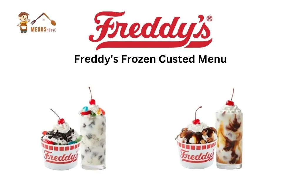 Freddy's frozen custard concretes and sundaes