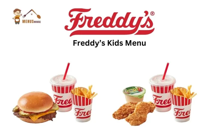 Freddy's kids menu