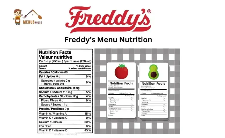 Freddy's menu nutrition