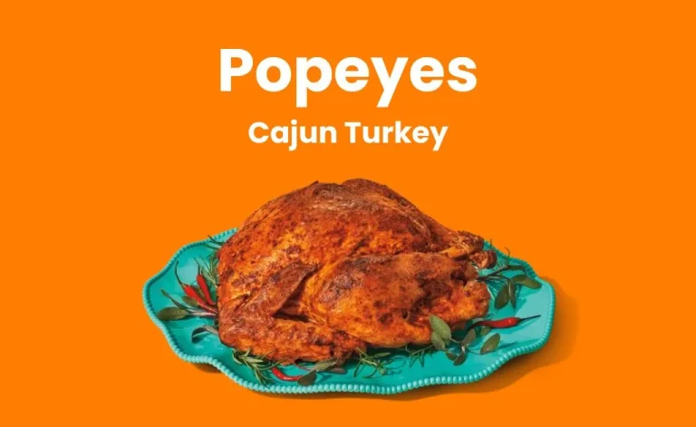 Popeyes cajun turkey prices