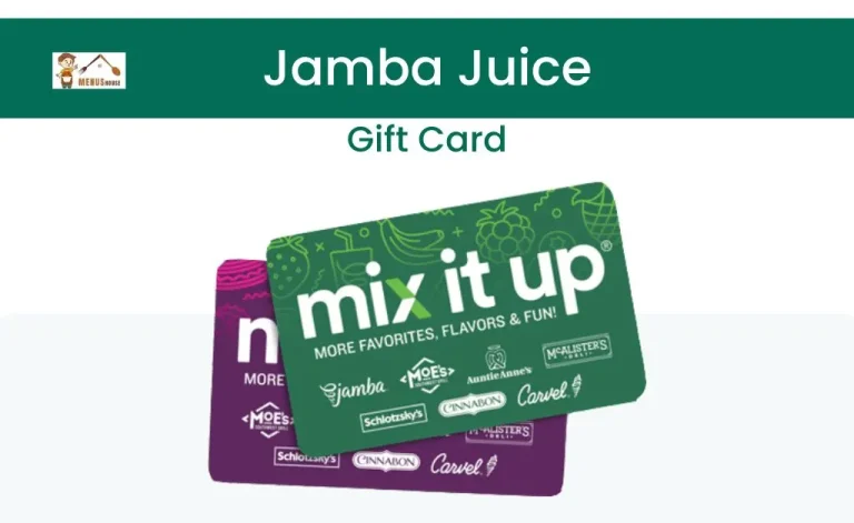 Jamba juice gift card