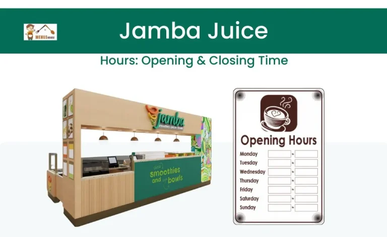 Jamba juice hours