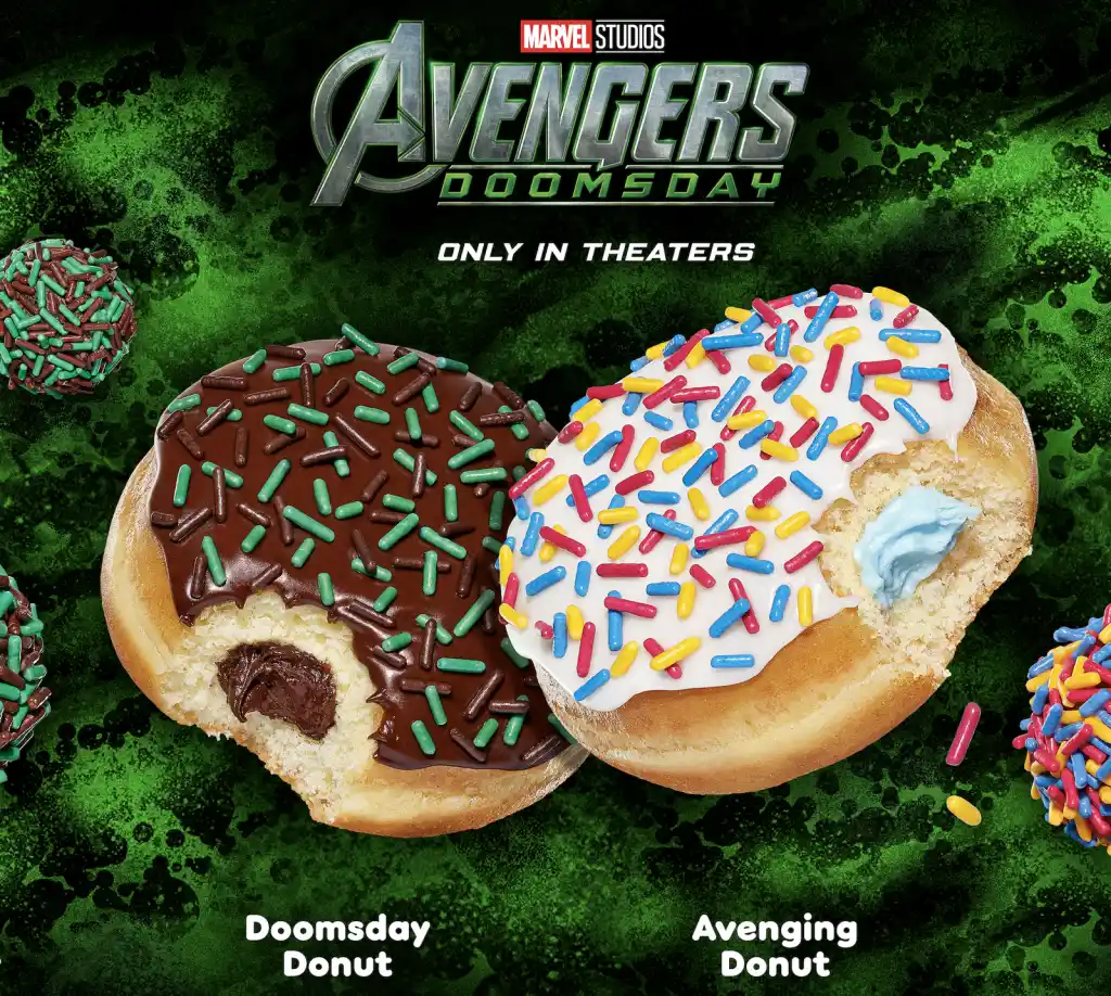 Dunkin Avengers Doomsday holiday menu 2026